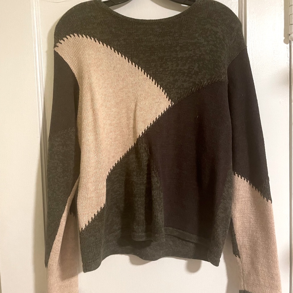 Dress Barn Patchwork Sweater